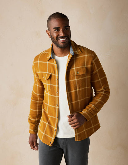 Mountain Overshirt in Palomino Plaid