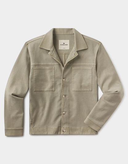 Comfort Terry All Day Jacket in Sand Dune