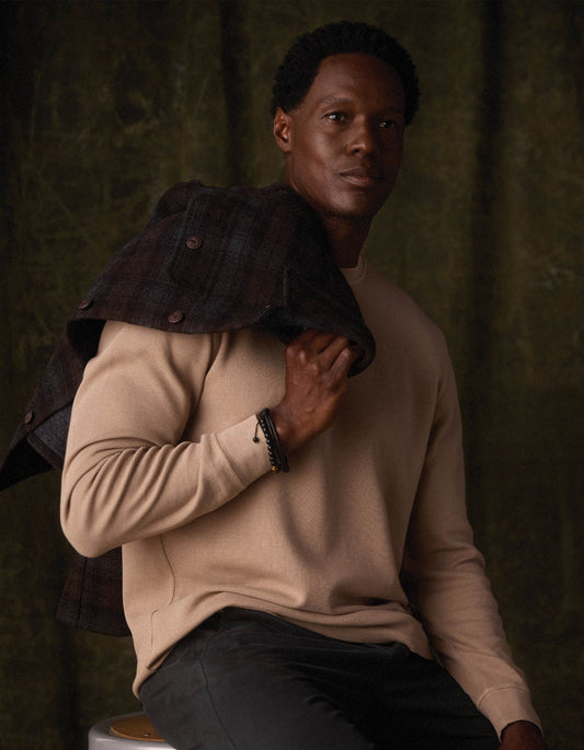 Vintage Thermal Crew in Mink