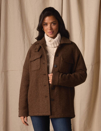 Logan Lodge Jacket in Clay