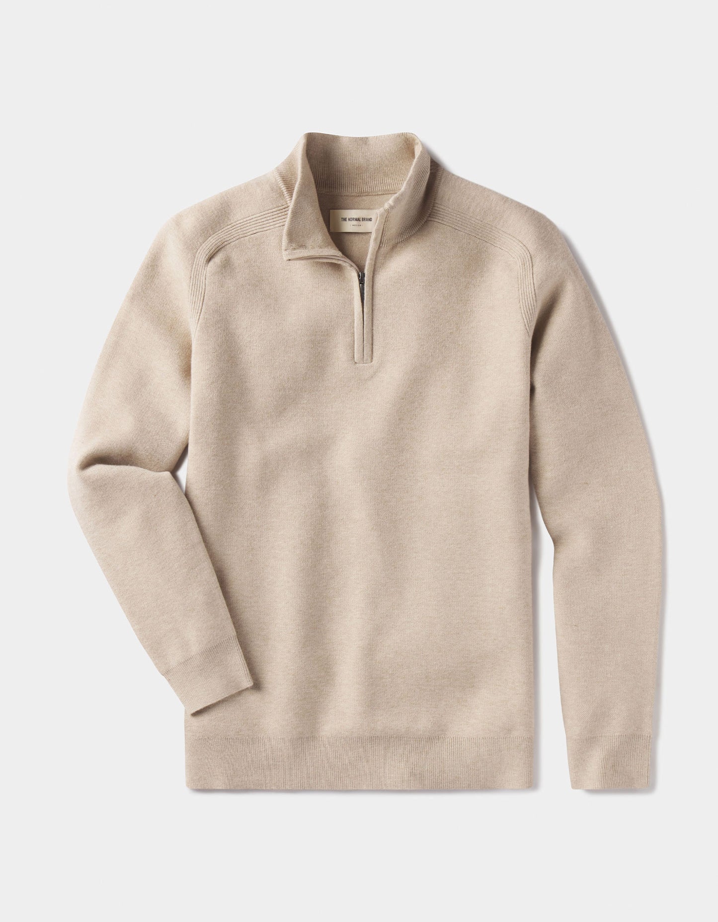Cooper's Landing Quarterzip in Oatmeal