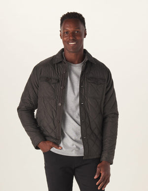 Quilted Sherpa Lined Shacket