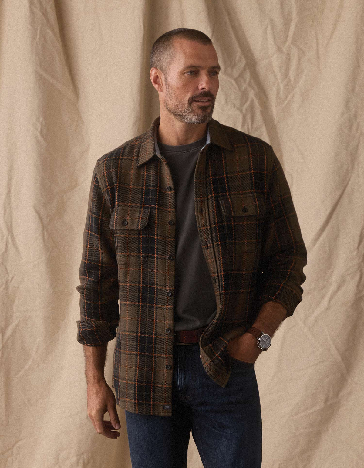 Mountain Textured Overshirt