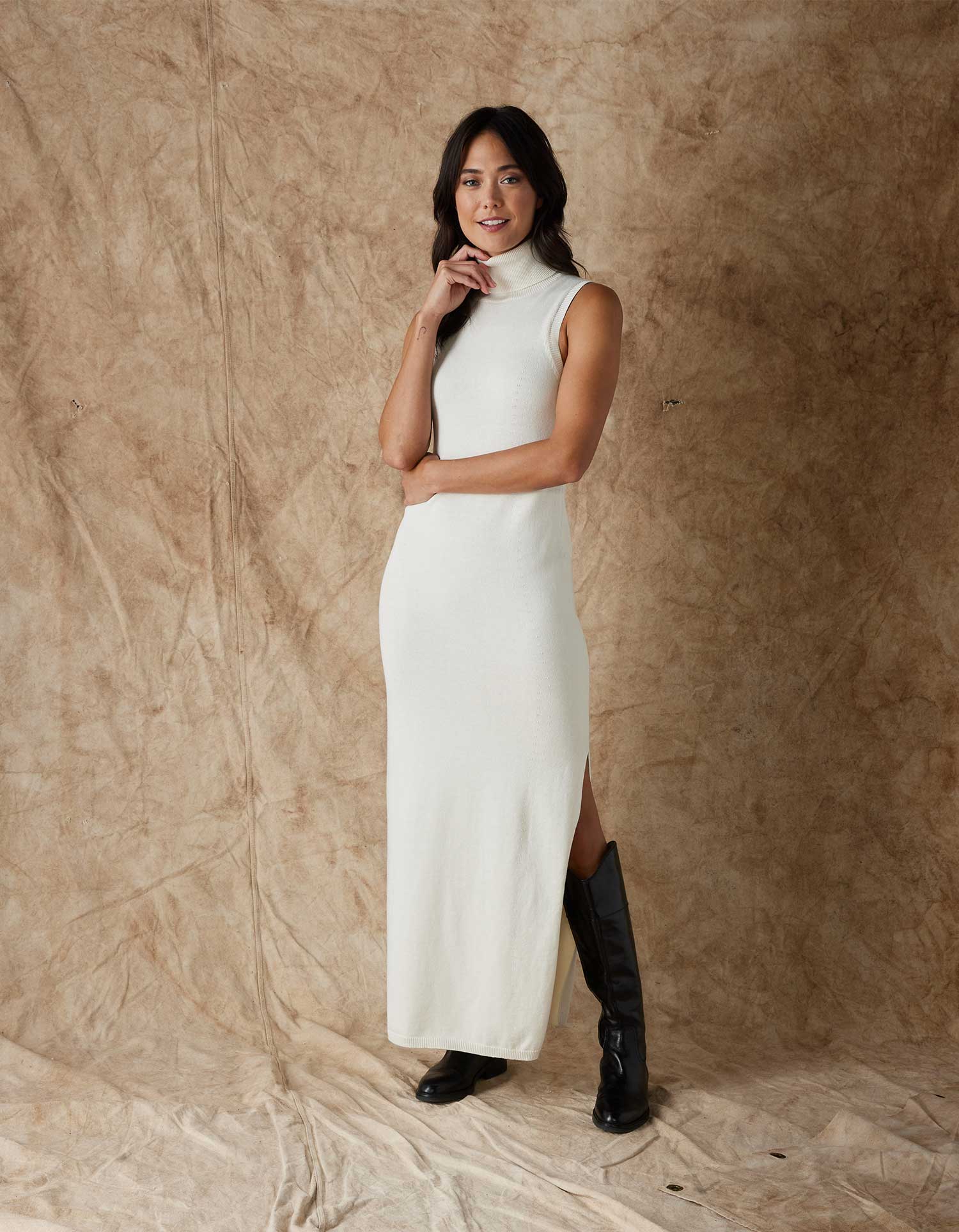 white column dress Athena Column Dress – The Normal Brand