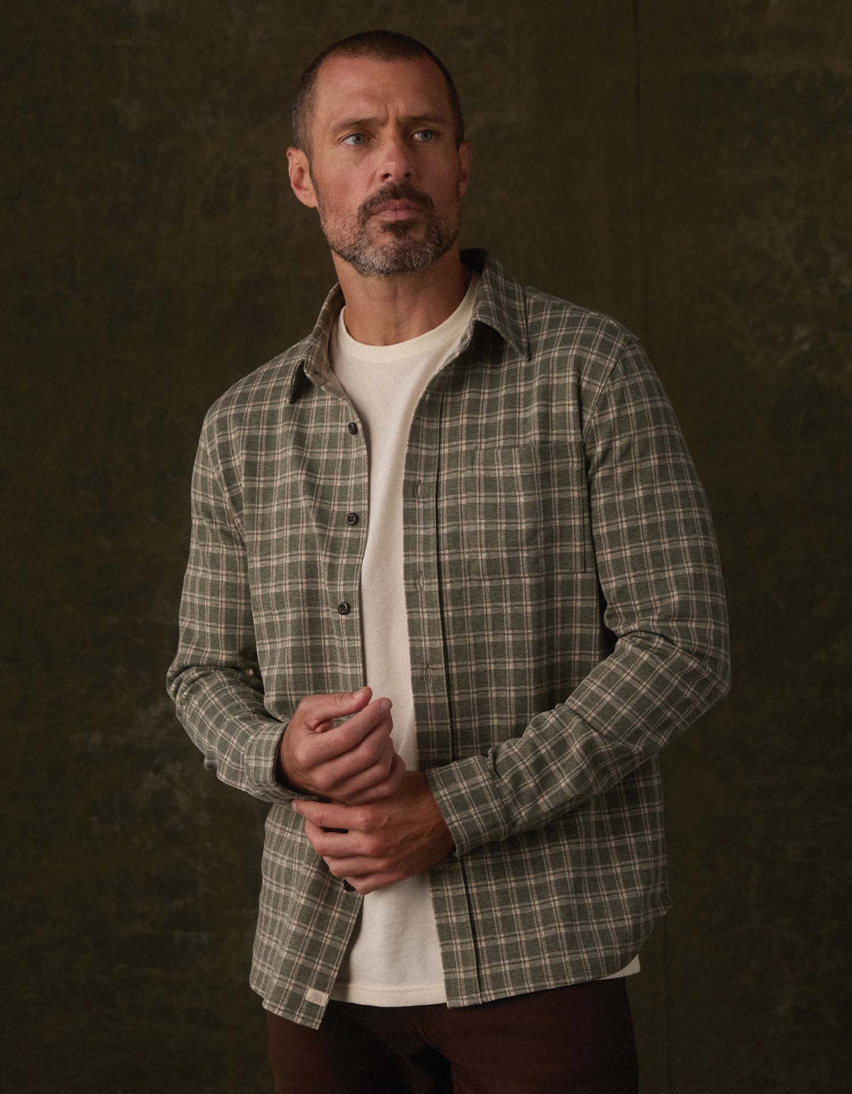 Stratus Knit Button Up