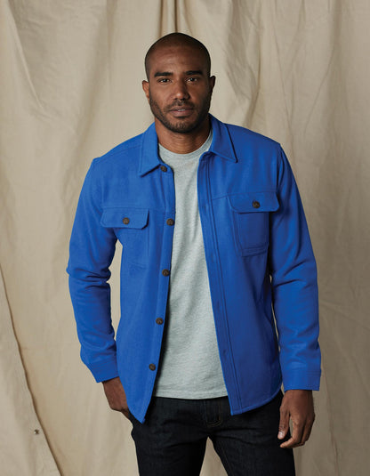 Brightside Flannel Lined Workwear Jacket in Cobalt