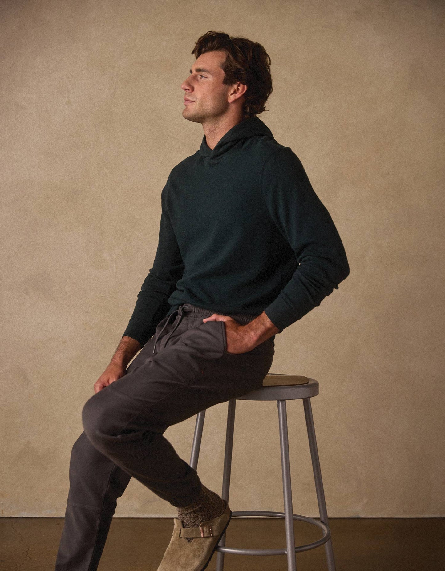 Puremeso Essential Hoodie in Emerald