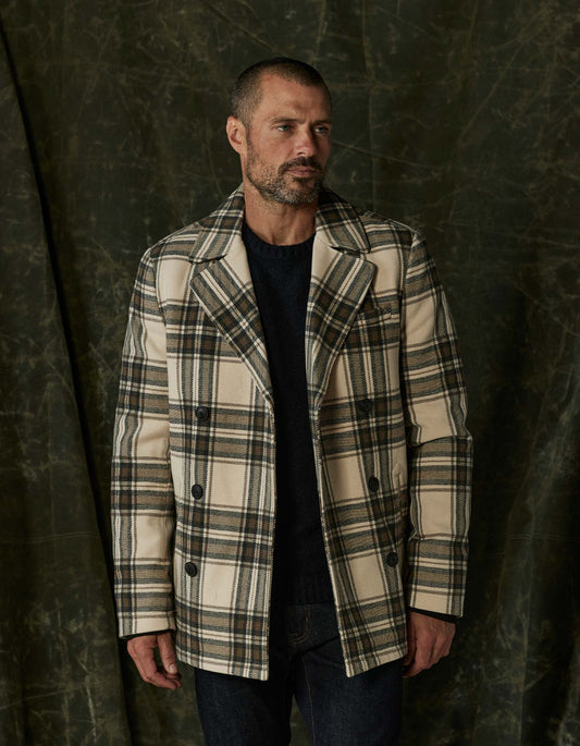 Lan Jacket in Brown Plaid