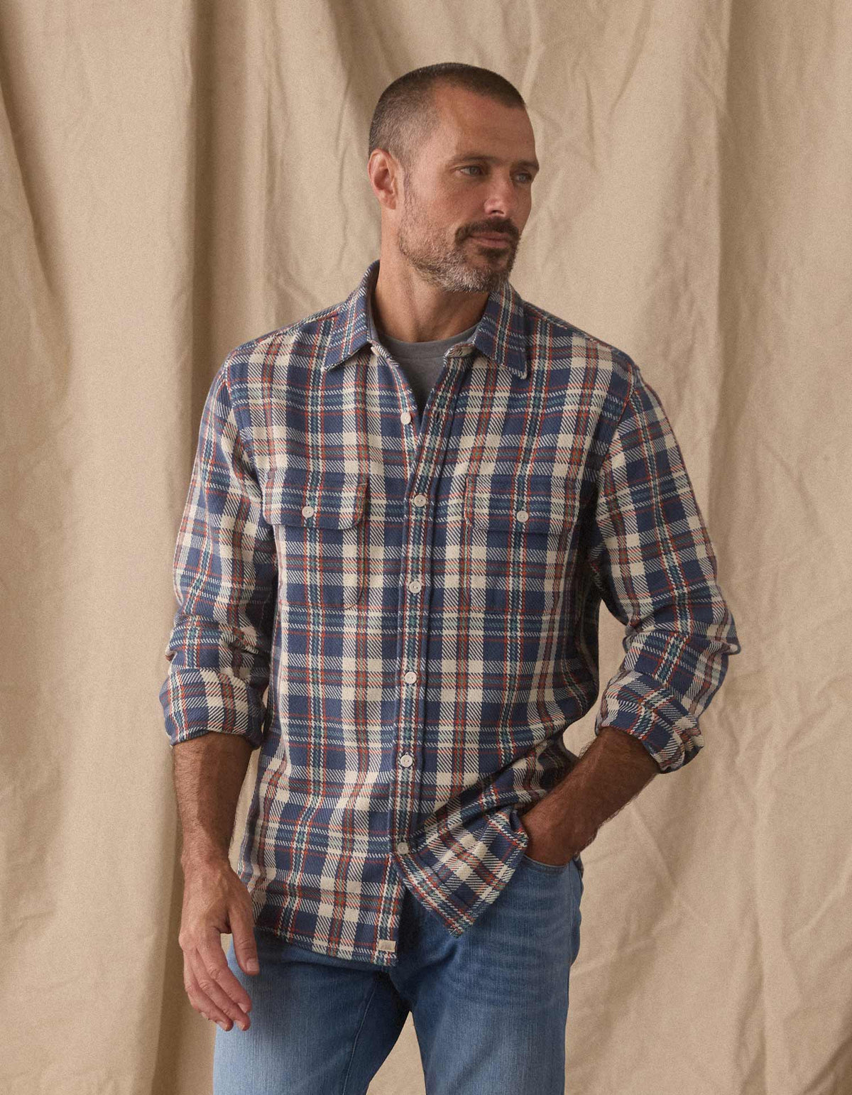 Mountain Textured Overshirt