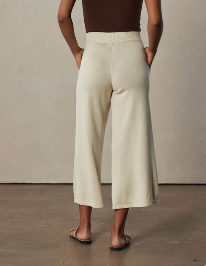 Wanderlust Knit Pant in Cream