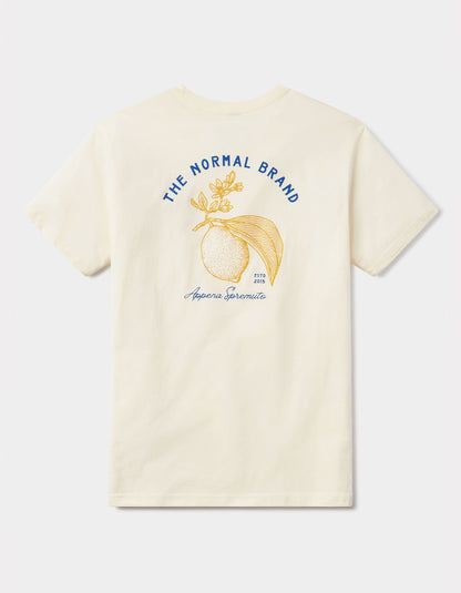 Lemon Squeeze Tee in Natural