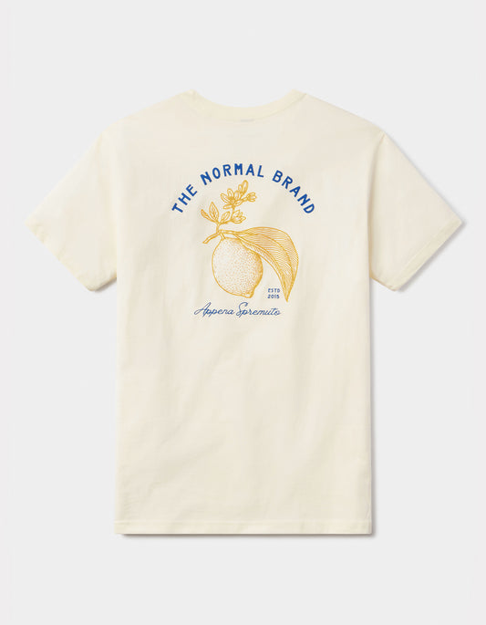 Lemon Squeeze Tee in Natural