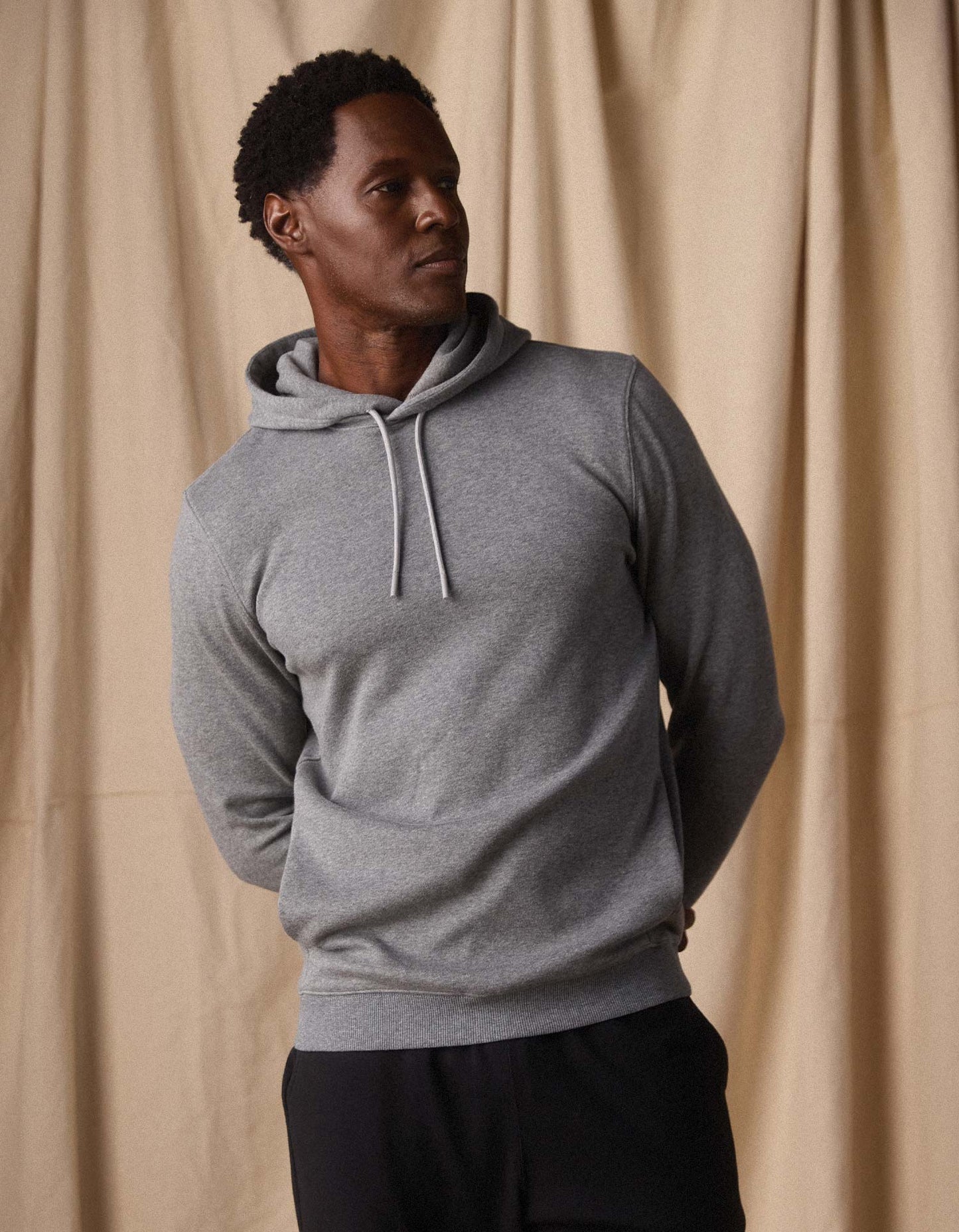 Fleece Puremeso Hoodie in Athletic Grey