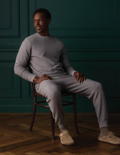 COOLMAX® Textured Jogger in Greystone