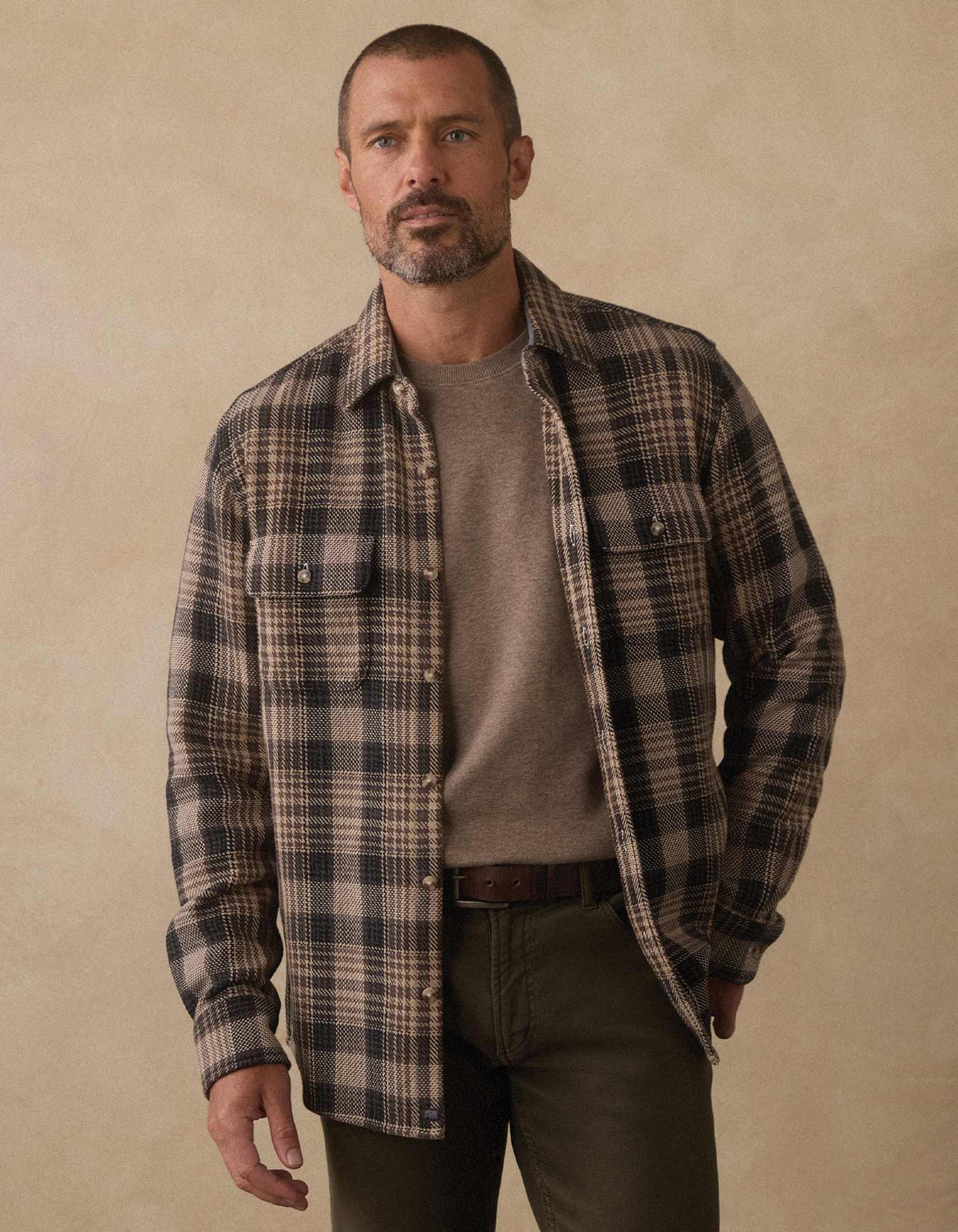 Mountain Textured Overshirt
