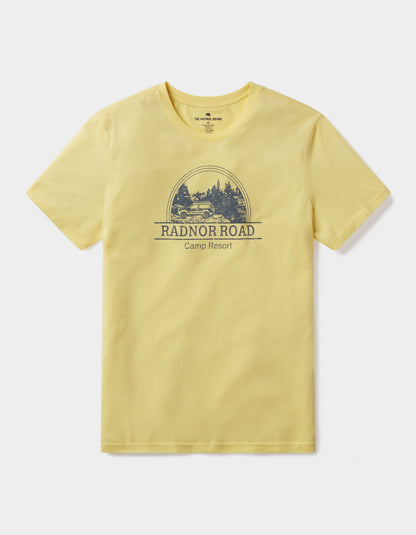 Radnor Road Tee in Lemon