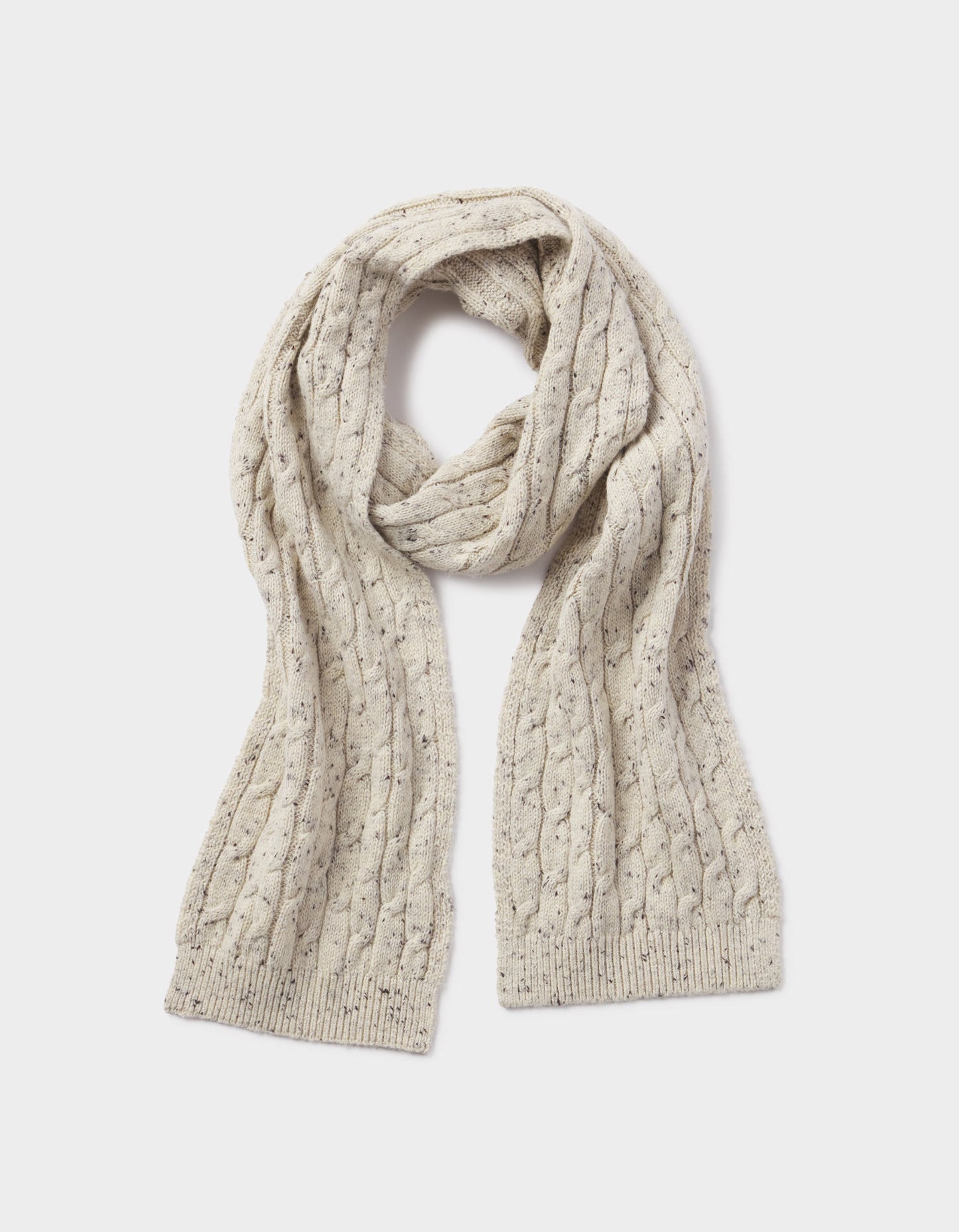 Seawool Nep Scarf in Cream