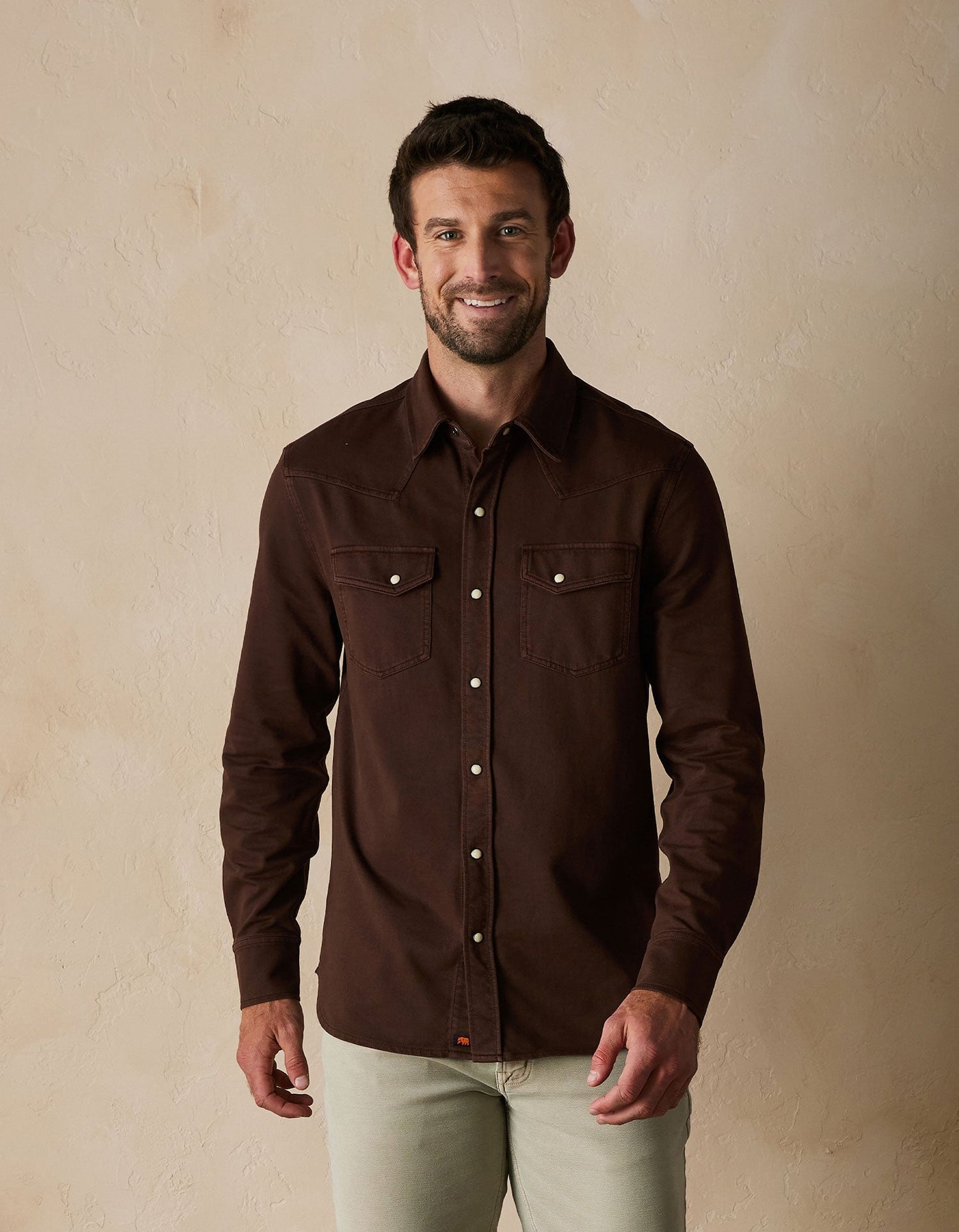 Tentoma Western Shirt in Chestnut