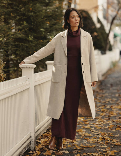 Duster Coat in Oatmeal