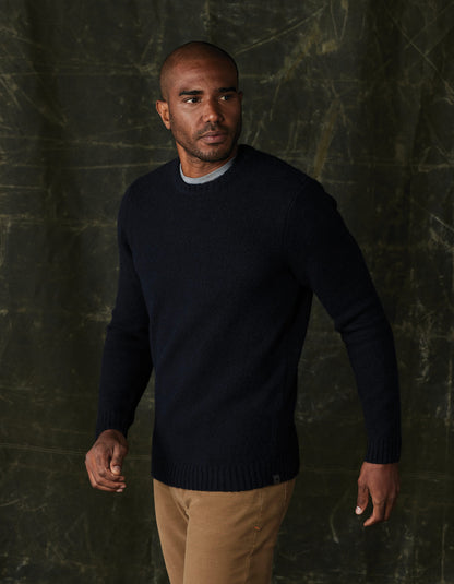 Homebound Crewneck Sweater in Navy