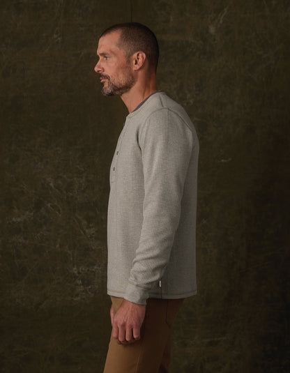 Thermal Henley in Moss