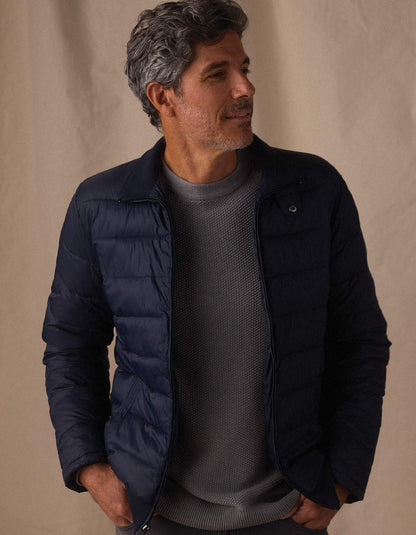 Sportivo Quilted Jacket in Normal Navy