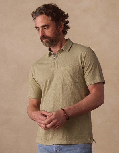 Vintage Slub Pocket Polo