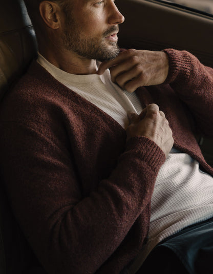 Homebound Cardigan in Spiced Brandy