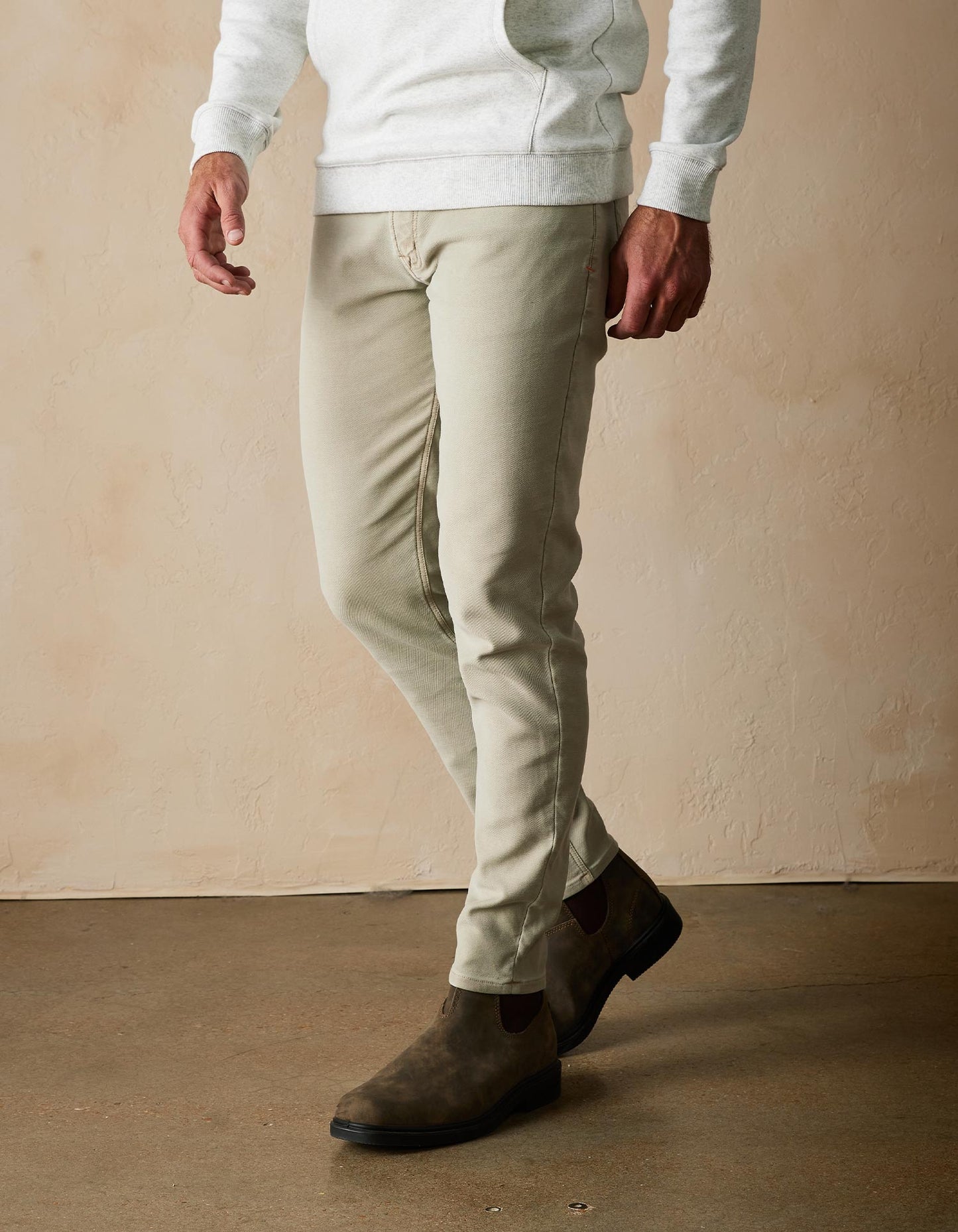 Comfort Terry Pant in Sand Dune