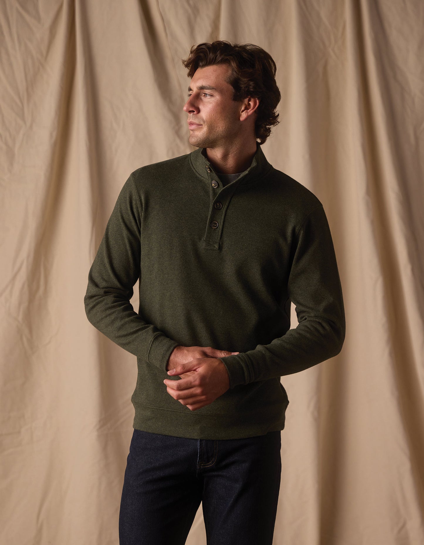 Puremeso Button Popover in Olive