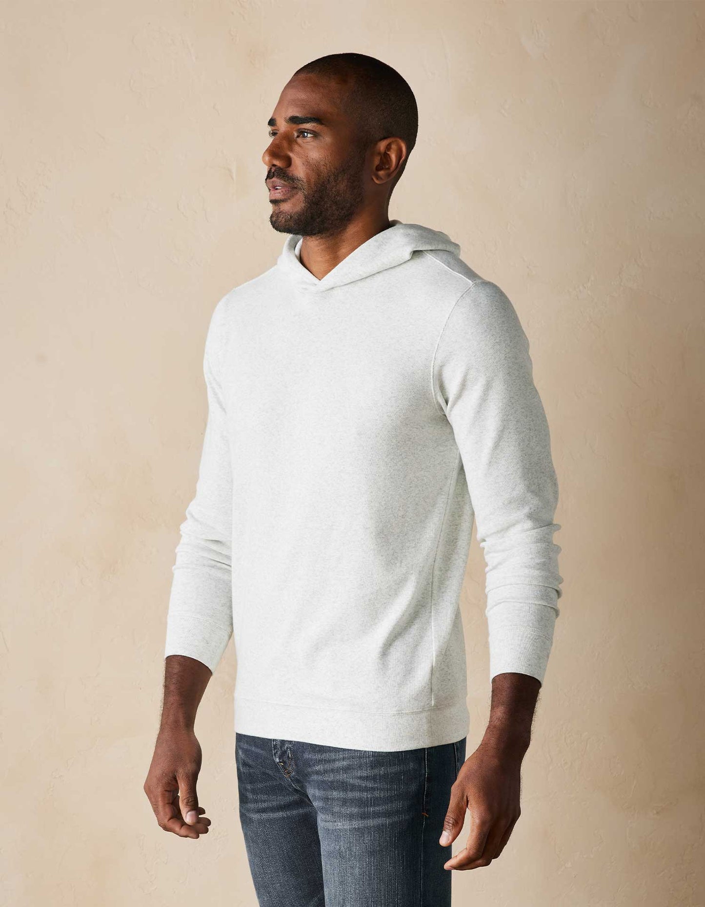 Puremeso Essential Hoodie in Stone