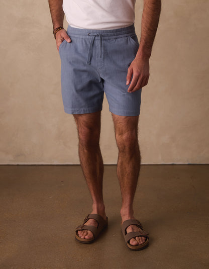 Texstretch Summer Short in Raindrop