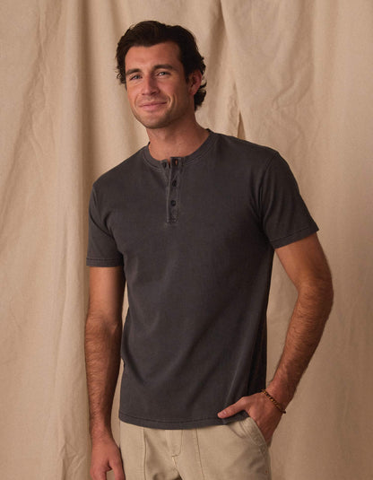 Normal Jersey Henley in Shadow
