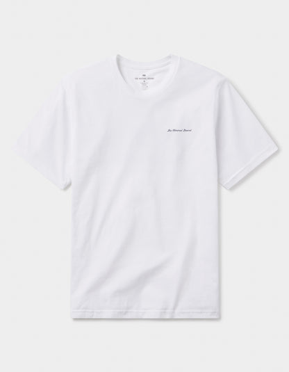 Illustrated Bear Tee in White