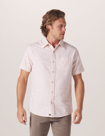 Freshwater Short Sleeve Button Up Shirt in Ysabl Nep