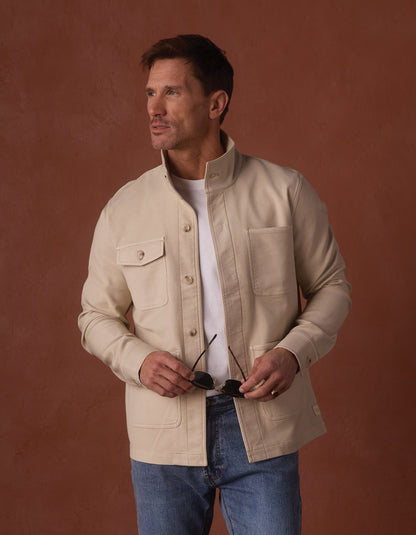 Comfort Terry Chore Coat in Birch