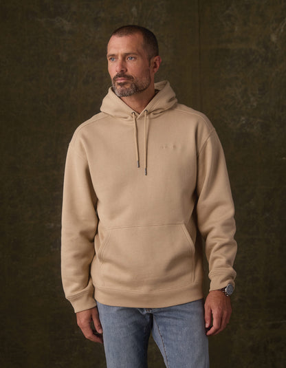 Normal Fleece Graphic Hoodie in Khaki