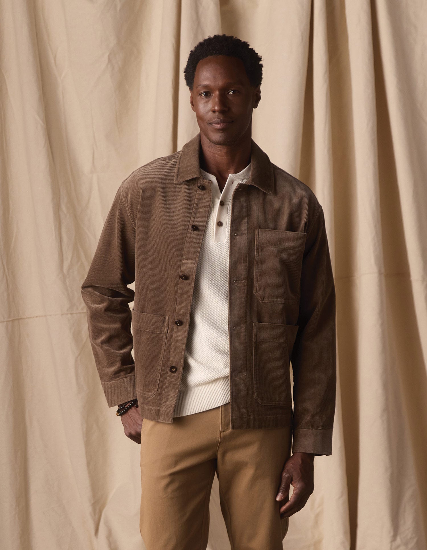 Comfort Cord Chore Coat in Taupe – The Normal Brand