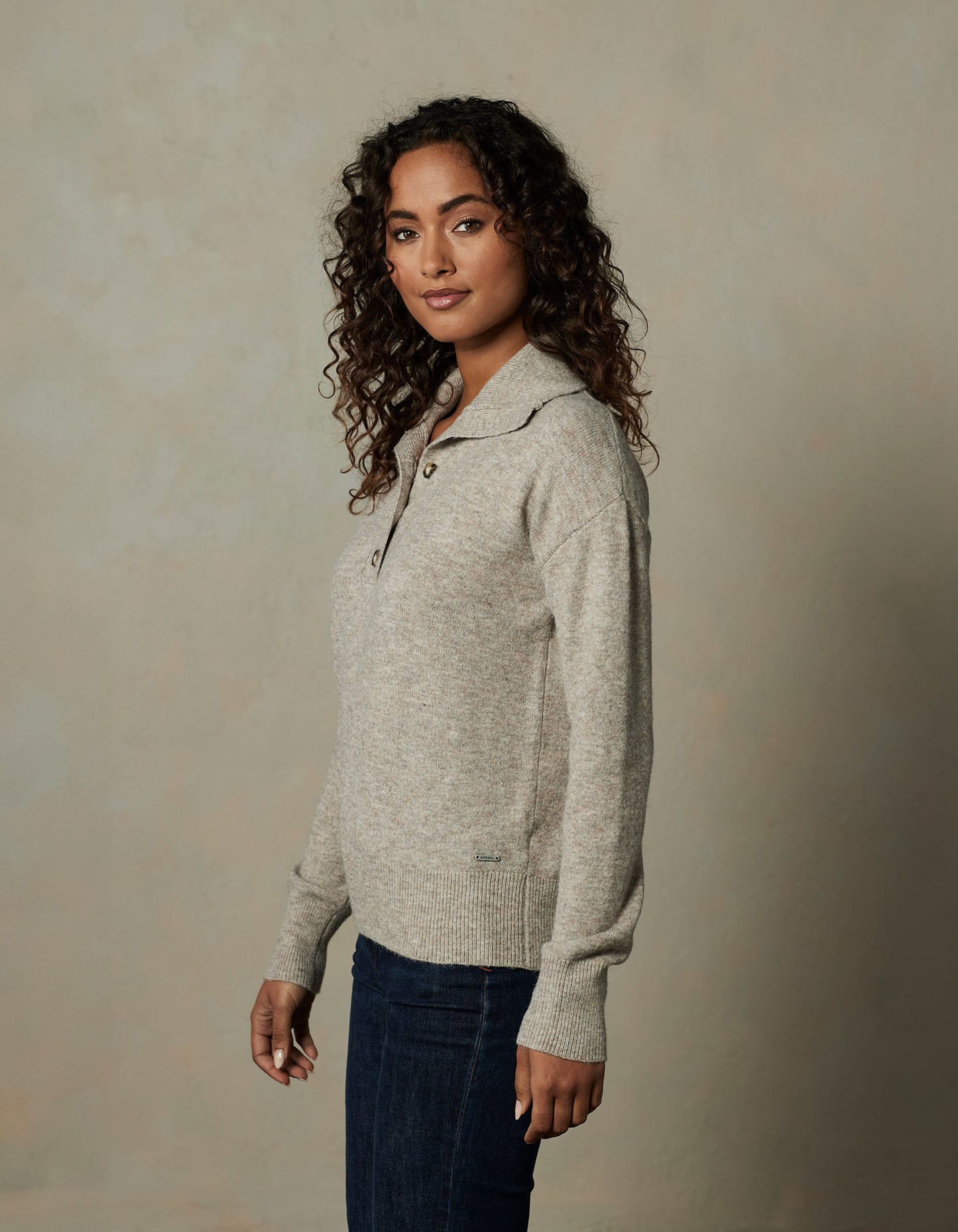 Marianna Popover Sweater in Oatmeal