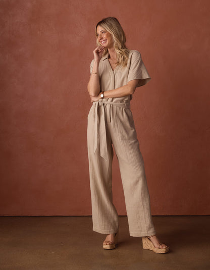 Kalo Jumpsuit in Pumice
