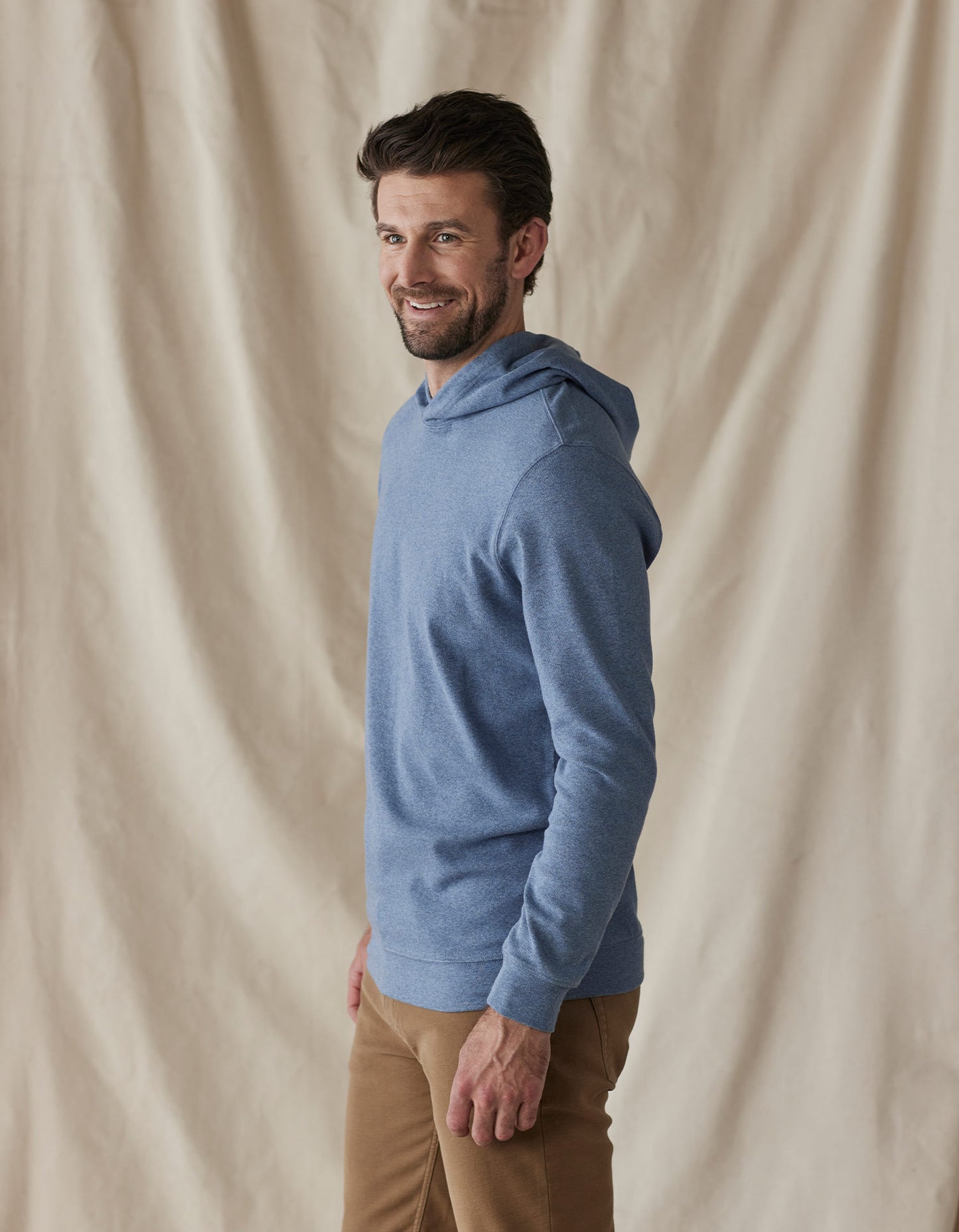 Puremeso Essential Hoodie in Slate Blue