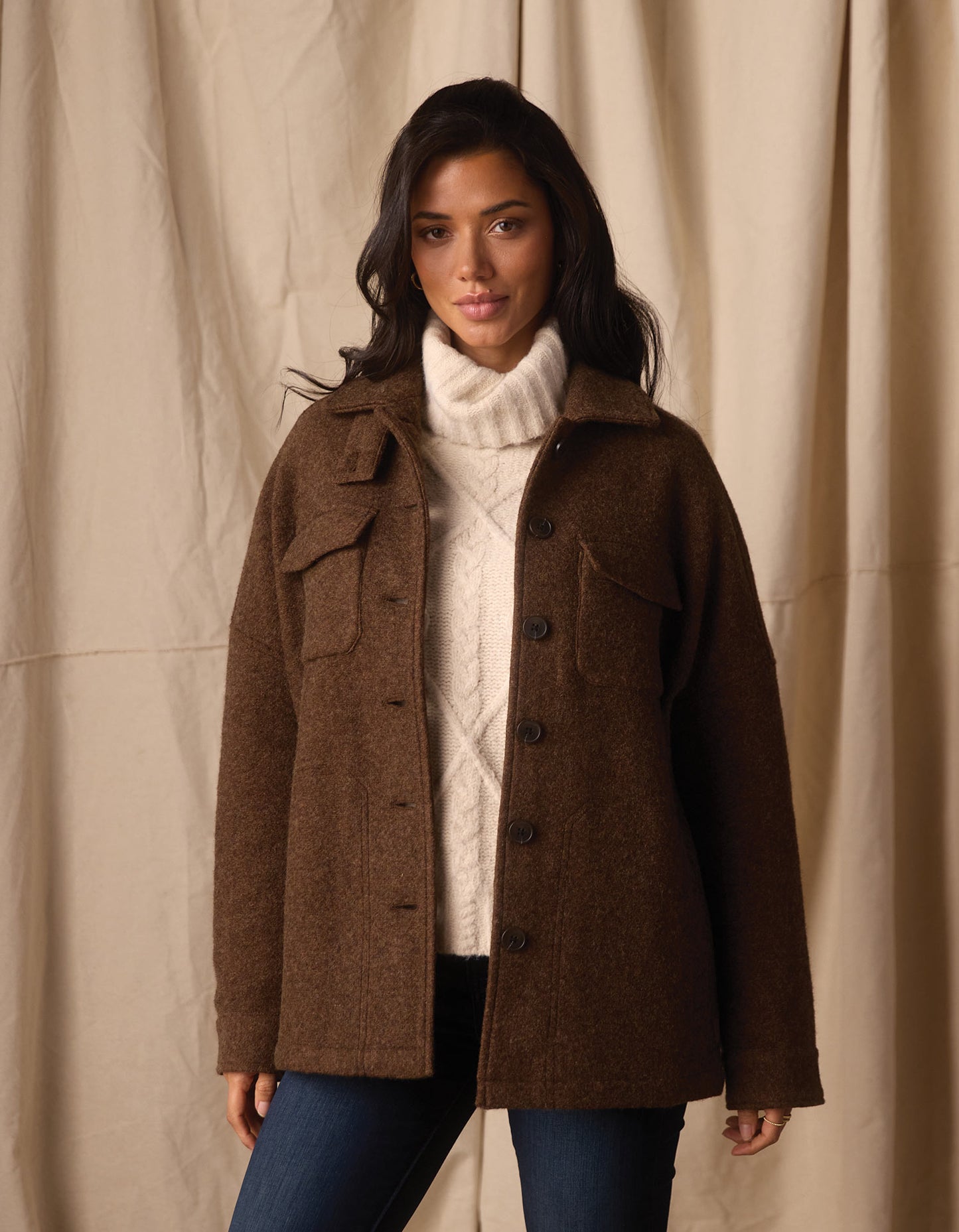 Logan Lodge Jacket in Clay