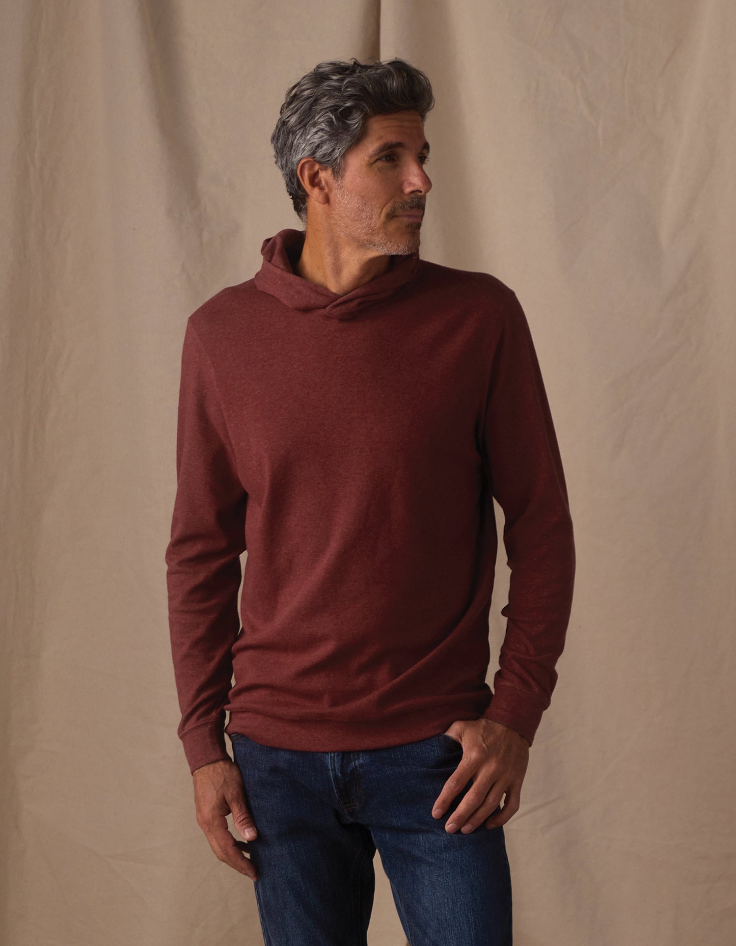 Puremeso Essential Hoodie in Redwood