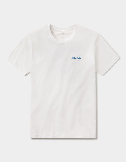 Summer Postcard Tee in White