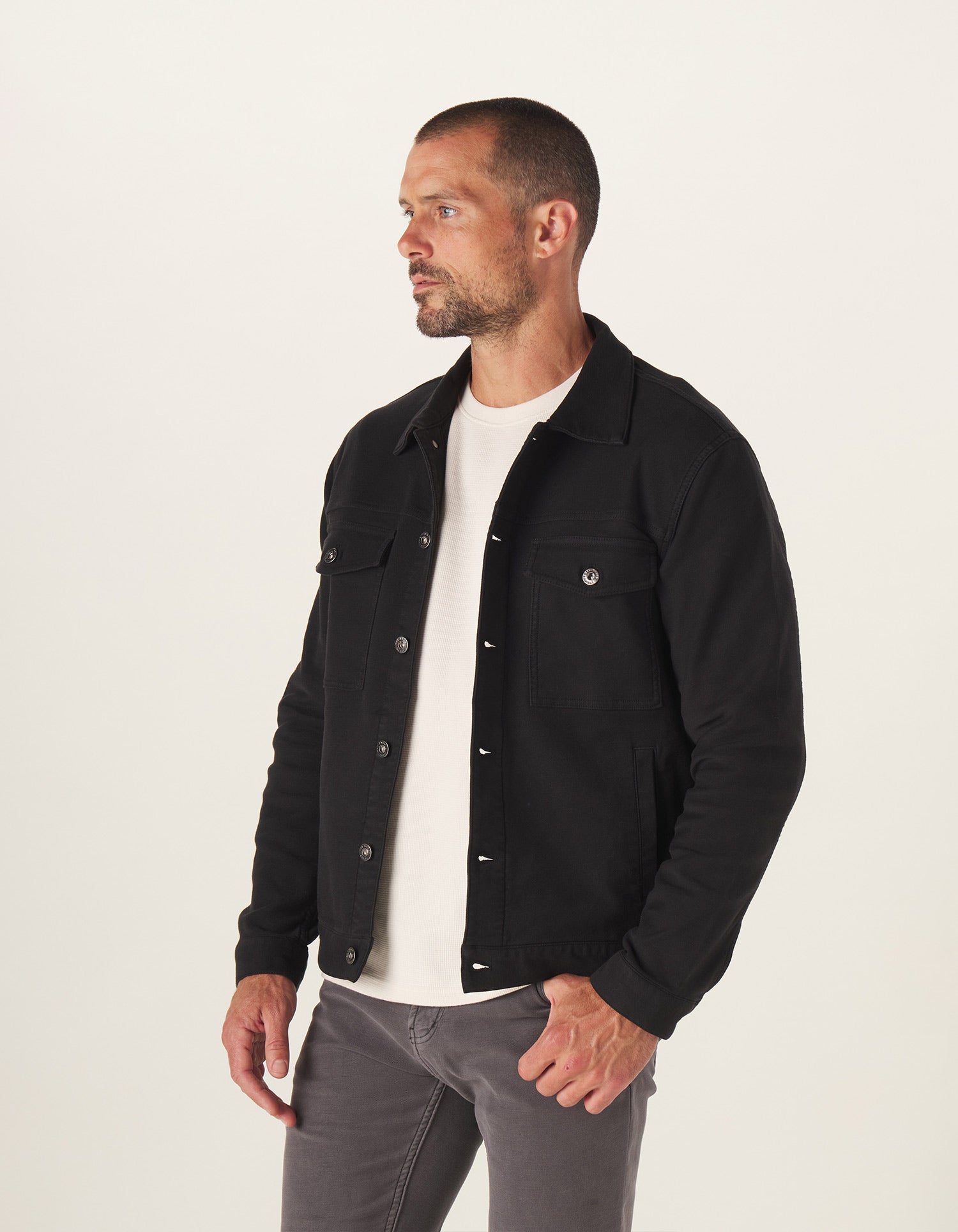 Comfort Terry Trucker Jacket