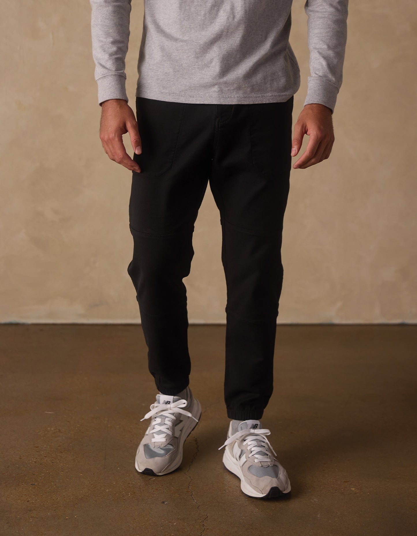 Comfort Terry Everyday Jogger in Black