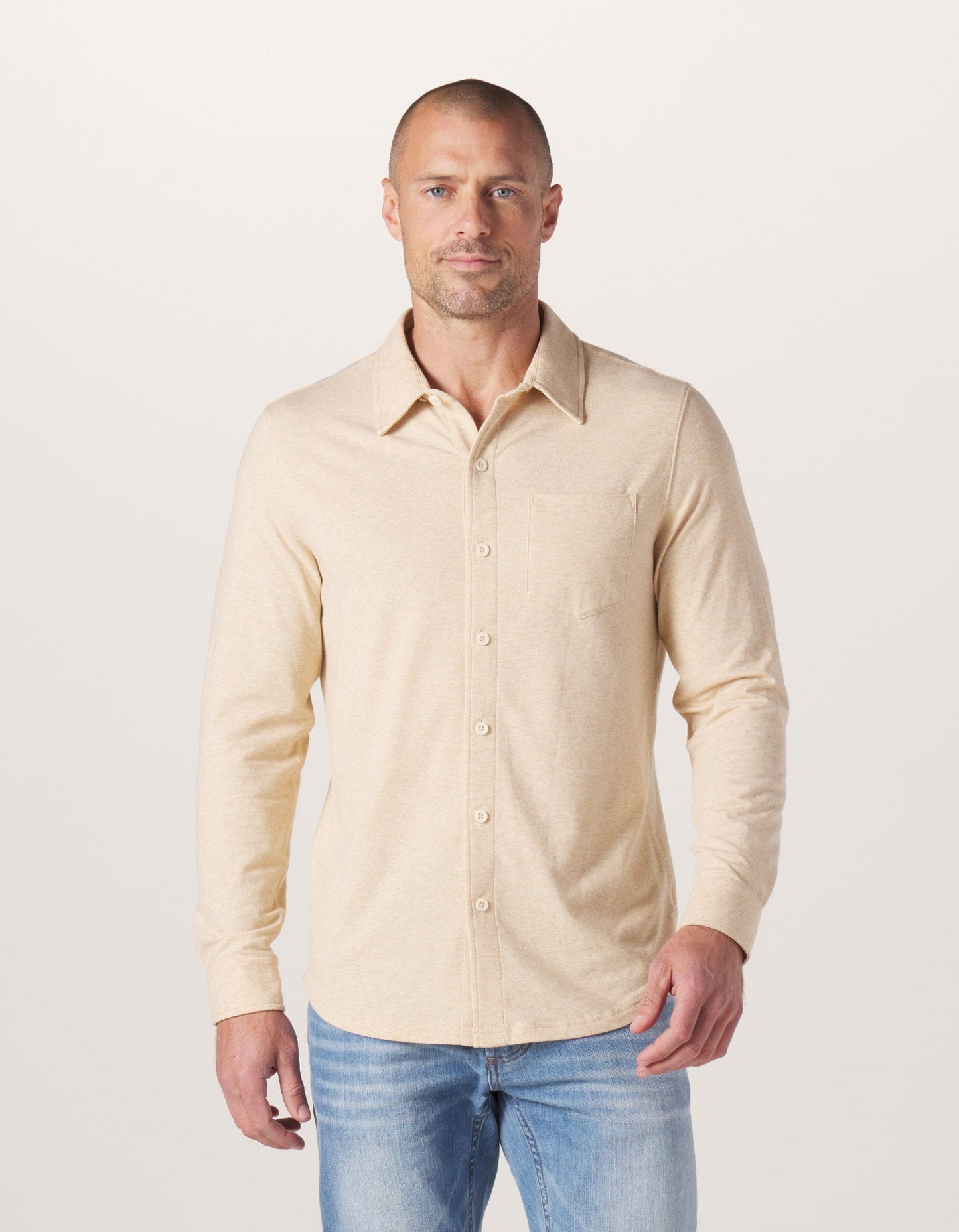 Active Puremeso Button Down Shirt in Golden Hour