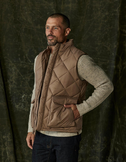 Parker Vest in Pine Bark