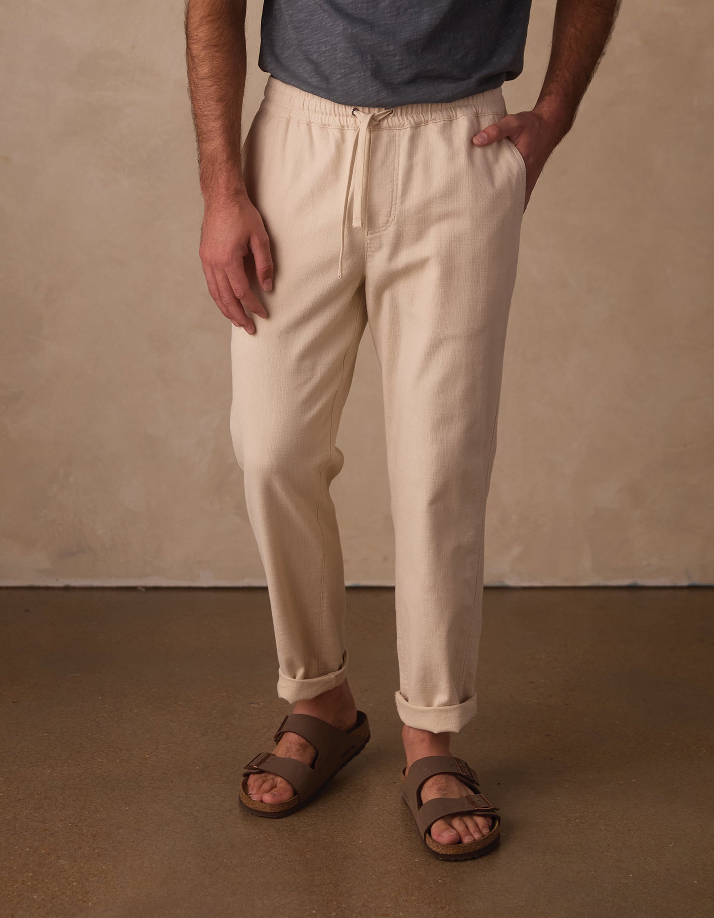 Texstretch Summer Pant in Light Khaki
