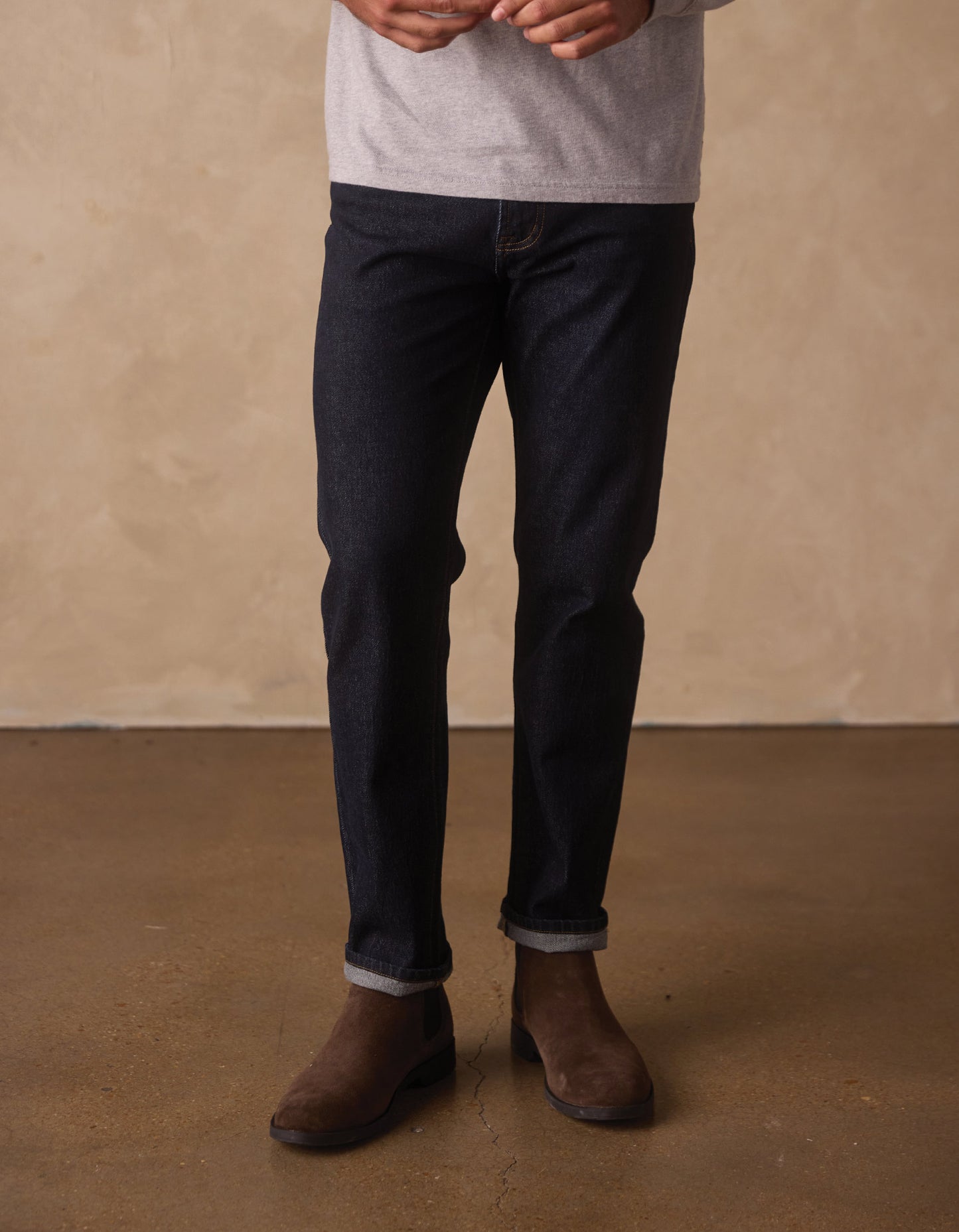 Normal Straight Jean in Vintage Dark Rinse